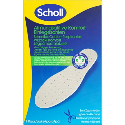 Scholl Vložky do topánok Air Cushion Insoles 1 pár Scholl Vložky do topánok Air Cushion Insoles 1 pár