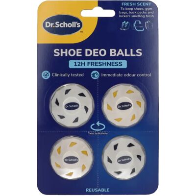 Scholl Osviežujúce guličky do obuvi (Shoe Deo Balls) 4 ks Scholl Osviežujúce guličky do obuvi (Shoe Deo Balls) 4 ks