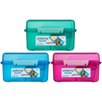 Sistema 3-komorová krabička s nádobou na jogurt 2 l Mix Sistema 3-komorová krabička s nádobou na jogurt 2 l Mix
