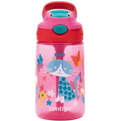 Contigo Detská fľaša Gizmo Flip - Cherry Cat 420 ml Contigo Detská fľaša Gizmo Flip - Cherry Cat 420 ml