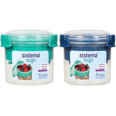 Sistema To Go Krabička s miskou a lyžičkou 530 ml Mix Sistema To Go Krabička s miskou a lyžičkou 530 ml Mix
