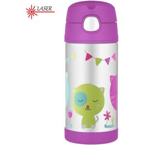Thermos FUNtainer Detská termoska so slamkou - mačka 355 ml Thermos FUNtainer Detská termoska so slamkou - mačka 355 ml