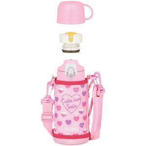 Thermos Detská termoska s dvoma uzávermi - ružová 600 ml Thermos Detská termoska s dvoma uzávermi - ružová 600 ml
