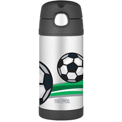 Thermos FUNtainer Detská termoska so slamkou - futbal 355 ml Thermos FUNtainer Detská termoska so slamkou - futbal 355 ml