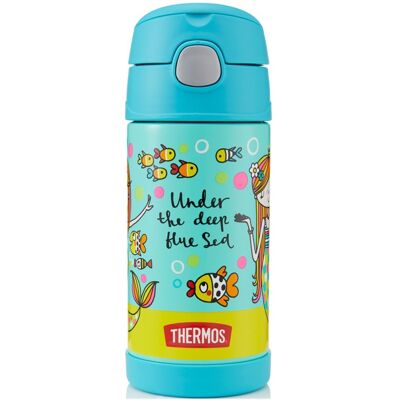 Thermos FUNtainer Detská termoska so slamkou - morská panna 355 ml Thermos FUNtainer Detská termoska so slamkou - morská panna 355 ml