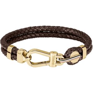 Hugo Boss Módny dvojitý náramok z hnedej kože 1580700 19 cm Hugo Boss Módny dvojitý náramok z hnedej kože 1580700 19 cm