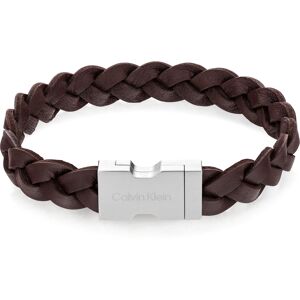 Calvin Klein Moderný pánsky náramok z hnedej kože Industrial Hardware 35000570 Calvin Klein Moderný pánsky náramok z hnedej kože Industrial Hardware 35000570