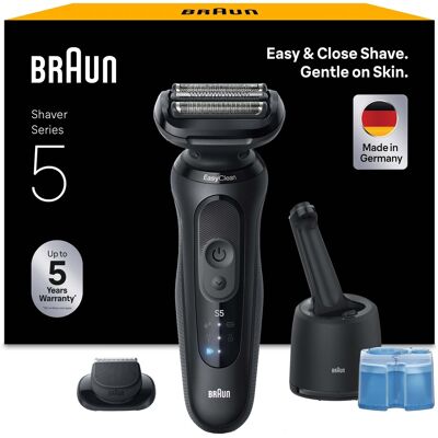 Braun Elektrický holiaci strojček Series 5 + stanica SmartCare 52-N7200CC Braun Elektrický holiaci strojček Series 5 + stanica SmartCare 52-N7200CC