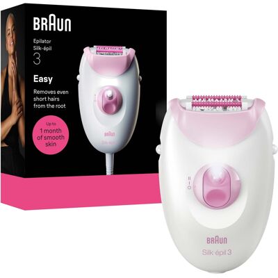 Braun Epilátor s káblom Silk-épil 3 3-000 Pink Braun Epilátor s káblom Silk-épil 3 3-000 Pink