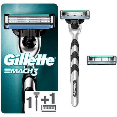 Gillette Holiaci strojček Mach3 + 2 hlavice Gillette Holiaci strojček Mach3 + 2 hlavice