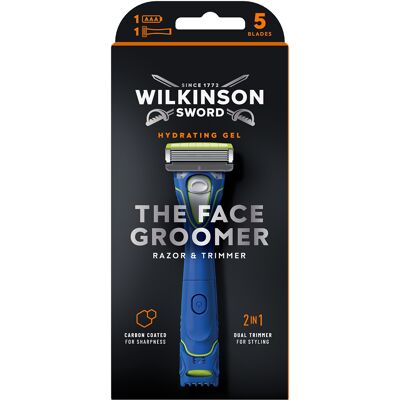 Wilkinson Sword Holiaci strojček a zastrihávač 2v1 The Face Groomer Wilkinson Sword Holiaci strojček a zastrihávač 2v1 The Face Groomer