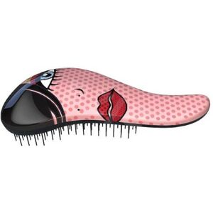 Dtangler Kefa na vlasy s rukoväťou Red Lip / Eye Dtangler Kefa na vlasy s rukoväťou Red Lip / Eye
