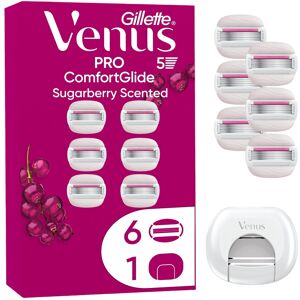 Gillette Náhradná hlavica ComfortGlide Sugarberry 6 ks + kryt Gillette Náhradná hlavica ComfortGlide Sugarberry 6 ks + kryt