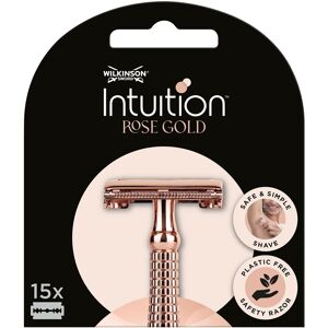Wilkinson Sword Náhradné žiletky Intuition Double Edge Rose Gold (Blades) 15 ks Wilkinson Sword Náhradné žiletky Intuition Double Edge Rose Gold (Blades) 15 ks