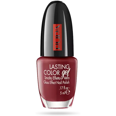 PUPA Milano Lak na nechty Lasting Color Gel (Nail Polish) 5 ml 032 Black Burgundy PUPA Milano Lak na nechty Lasting Color Gel (Nail Polish) 5 ml 032 Black Burgundy