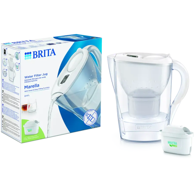 Brita Filtračná kanvica Marella 2,4 l Bílá Brita Filtračná kanvica Marella 2,4 l Bílá