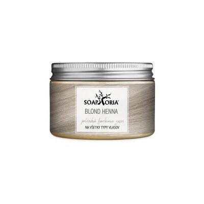 Soaphoria Bylinná farbiaca zmes na vlasy z henny - blond Soaphoria Bylinná farbiaca zmes na vlasy z henny - blond