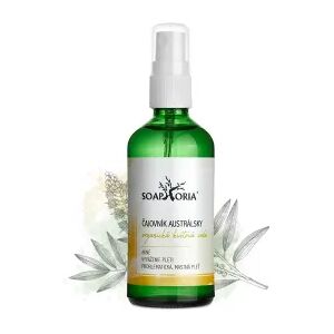 Soaphoria Čajovník austrálsky - organická kvetová voda 100ml - akné, vyrážky Soaphoria Čajovník austrálsky - organická kvetová voda 100ml - akné, vyrážky