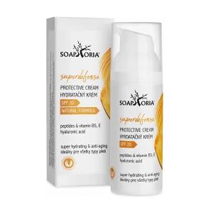 Soaphoria SUPERDEFENSE+ ochranný hydratačný krém s SPF 20 na všetky typy pleti (Tripeptide - 5 & Antioxidants) Soaphoria SUPERDEFENSE+ ochranný hydratačný krém s SPF 20 na všetky typy pleti (Tripeptide - 5 & Antioxidants)
