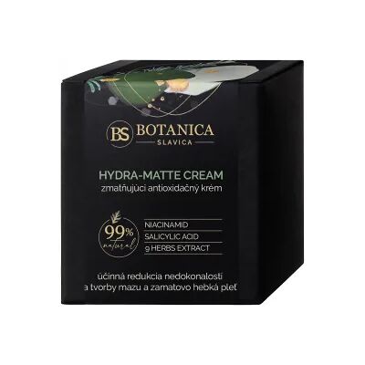 Botanica Slavica HYDRA-MATTE ľahký antioxidačný krém Salicylic acid & Niacinamide Botanica Slavica HYDRA-MATTE ľahký antioxidačný krém Salicylic acid & Niacinamide