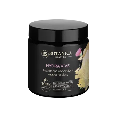 Botanica Slavica Hydra Vive (9 divov kvetov)- Hydratačná maska na vlasy pre komplexnú obnovu bez podráždenia Botanica Slavica Hydra Vive (9 divov kvetov)- Hydratačná maska na vlasy pre komplexnú obnovu bez podráždenia
