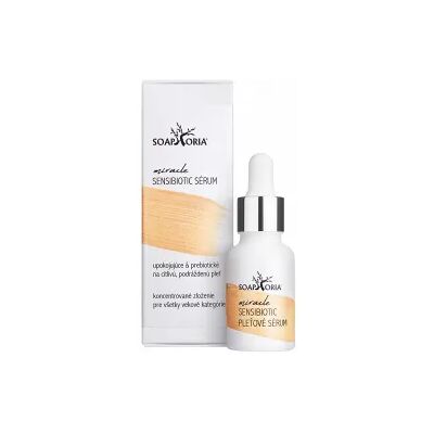 Soaphoria MIRACLE SENSIBIOTIC upokojujúce & prebiotické sérum pre citlivú a podráždenú pleť balenie 15ml Soaphoria MIRACLE SENSIBIOTIC upokojujúce & prebiotické sérum pre citlivú a podráždenú pleť balenie 15ml