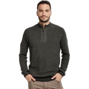 Bushman Pánsky sveter Sakari tmavá khaki XXXL Bushman Pánsky sveter Sakari tmavá khaki XXXL