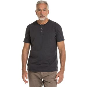Bushman Pánske henley tričko Wray II, tmavošedé M Bushman Pánske henley tričko Wray II, tmavošedé M
