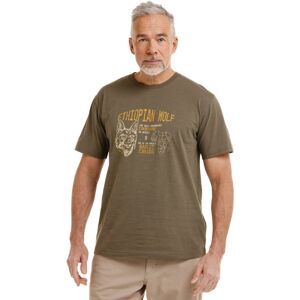 Bushman Pánske tričko Kay, khaki XXL Bushman Pánske tričko Kay, khaki XXL