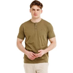 Bushman Pánske henley tričko Yaro, khaki XXL Bushman Pánske henley tričko Yaro, khaki XXL