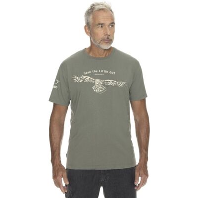 Bushman Nadačné tričko ČSO kuvik, khaki S Bushman Nadačné tričko ČSO kuvik, khaki S
