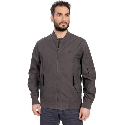 Bushman Pánska bunda Lester, tmavošedá XXXL Bushman Pánska bunda Lester, tmavošedá XXXL
