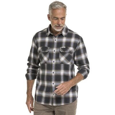 Bushman Pánska flanelová košeľa Gunnar, zelená/šedá/hnedá XXXXL Bushman Pánska flanelová košeľa Gunnar, zelená/šedá/hnedá XXXXL