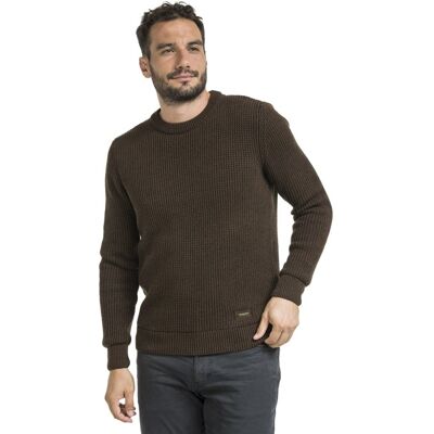 Bushman Pánsky sveter Joshua, tmavohnedý XXL Bushman Pánsky sveter Joshua, tmavohnedý XXL