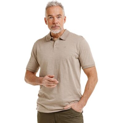 Bushman Pánske polo tričko Keith II, pieskovohnedé XXXXL Bushman Pánske polo tričko Keith II, pieskovohnedé XXXXL