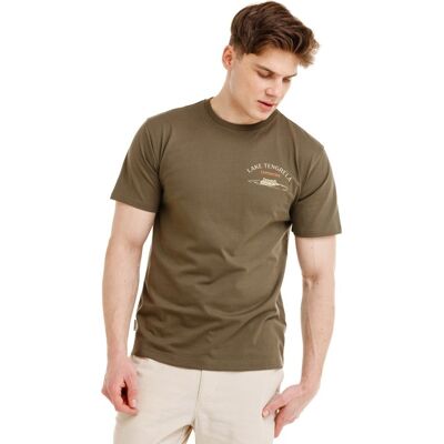 Bushman Pánske tričko Wamukot, khaki XXXXL Bushman Pánske tričko Wamukot, khaki XXXXL