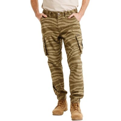 Bushman Pánske kapsáčové nohavice Jengo, khaki 60 Bushman Pánske kapsáčové nohavice Jengo, khaki 60