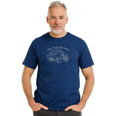 Bushman Pánske tričko Legend Jawa 20, tmavomodré XXXL Bushman Pánske tričko Legend Jawa 20, tmavomodré XXXL