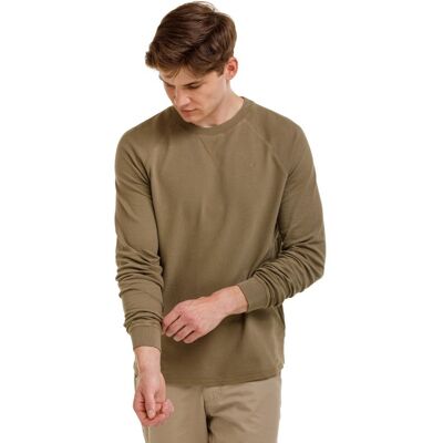 Bushman Pánske bavlnené tričko Edin, khaki XXL Bushman Pánske bavlnené tričko Edin, khaki XXL