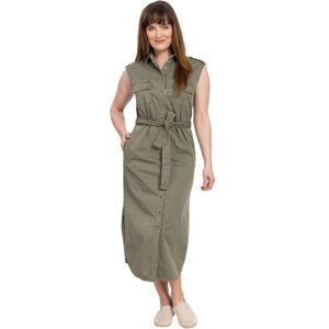 Bushman Dámske šaty Eliza olivové S Bushman Dámske šaty Eliza olivové S