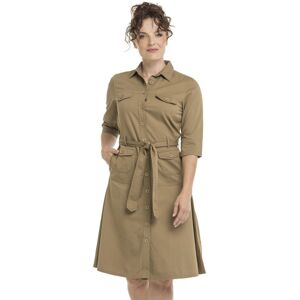 Bushman Dámske šaty Agga, pieskovohnedé L Bushman Dámske šaty Agga, pieskovohnedé L