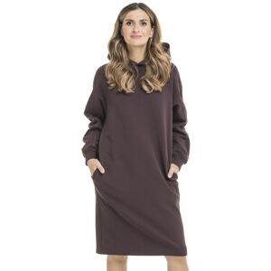 Bushman Dámske šaty s kapucňou Katla, burgundy M Bushman Dámske šaty s kapucňou Katla, burgundy M