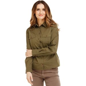 Bushman Dámska expedičná košeľa Nunna, tmavá khaki L Bushman Dámska expedičná košeľa Nunna, tmavá khaki L