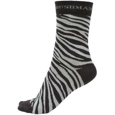 Bushman ponožky Zebra hnedé 39-42 Bushman ponožky Zebra hnedé 39-42