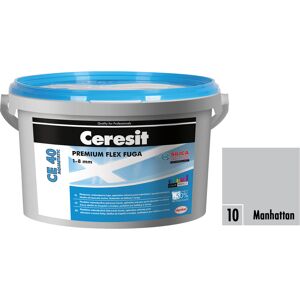 Hmota škárovacia Ceresit CE 40 Aquastatic 2 kg manhattan Hmota škárovacia Ceresit CE 40 Aquastatic 2 kg manhattan