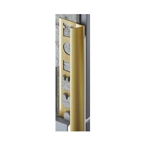 Profil ukončovací Celox 10 mm 2,5 m elox strieborný Profil ukončovací Celox 10 mm 2,5 m elox strieborný