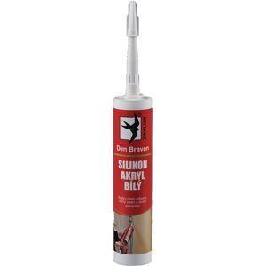 Silikón akrylový Den Braven 280 ml biely Silikón akrylový Den Braven 280 ml biely
