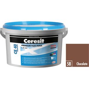 Hmota škárovacia Ceresit CE 40 Aquastatic 2 kg chocolate Hmota škárovacia Ceresit CE 40 Aquastatic 2 kg chocolate