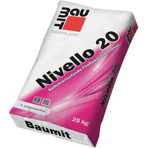Hmota samonivelizačná Baumit Nivello 20 25 kg Hmota samonivelizačná Baumit Nivello 20 25 kg