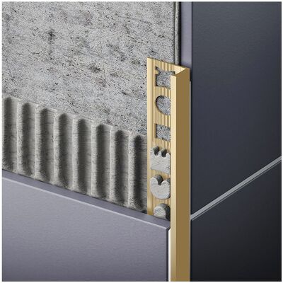 Profil L ukončovací Celox 8 mm AL elox strieborný Profil L ukončovací Celox 8 mm AL elox strieborný